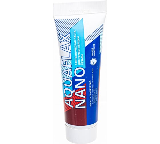 Паста уплотнительная Aguaflax nano, 80 г + лен ЕВРО, 20 г