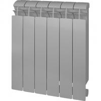 Радиатор биметаллический секционный Global Style Plus 500 х 4 секции (серый)