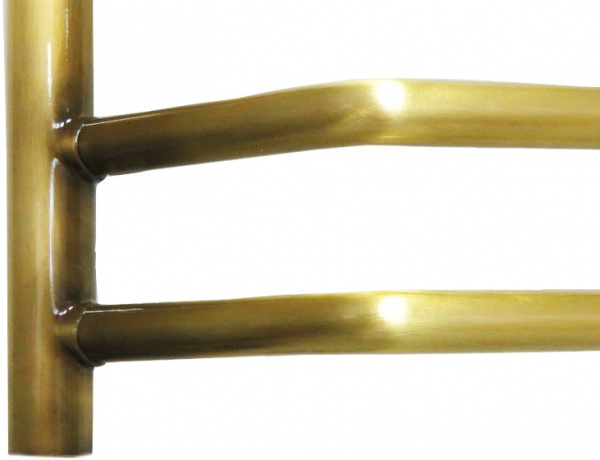 Полотенцесушитель водяной Domoterm Лаура П5 50x50, античная бронза