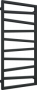 Полотенцесушитель электрический Terma Zigzag 50x107, черный матовый