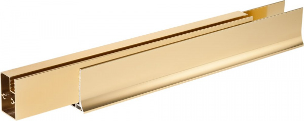 Душевая дверь в нишу Vegas Glass ZP 110 09 01 профиль золото, стекло прозрачное
