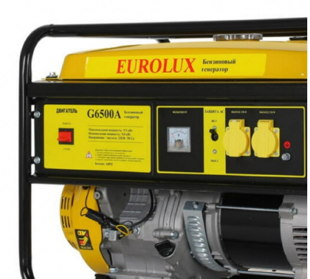 Электрогенератор бензиновый Eurolux G6500A