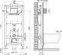 Система инсталляции для унитазов OLI Oli 120 OLIPure 152972 Sanitarblok mechanic