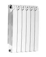 Радиатор биметаллический секционный Теплоприбор BR1-500 х 11 секций (боковое подключение)